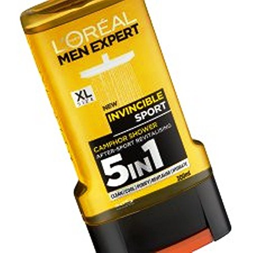 L'Oreal 108669697 Paris Men Expert Invincible Sport Camphor Shower, 300 ml L'Oreal 108669697 Paris Men Expert Invincible Sport Camphor Shower, 300 ml