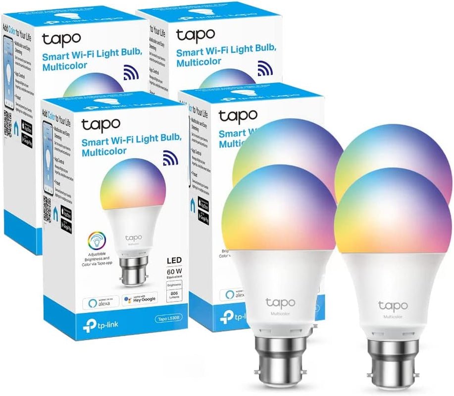 Tapo Smart Bulb, Smart Wi-Fi LED Light, B22, 8.7W, Energy Saving