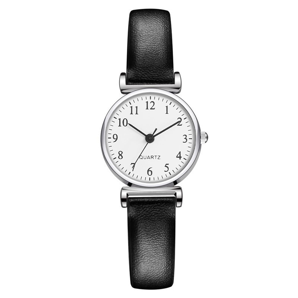 Small And Simple Temperament Student Quartz Watch With Thin Strap