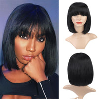 European And American Wigs With Bangs And Bob