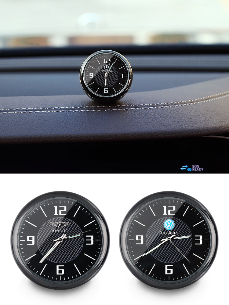 Car clock digital luminous quartz watch