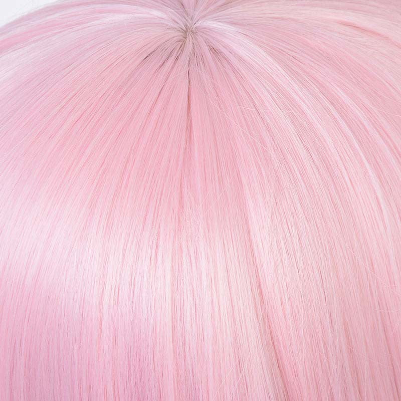 Cosplay animation Pink Double ponytail wig