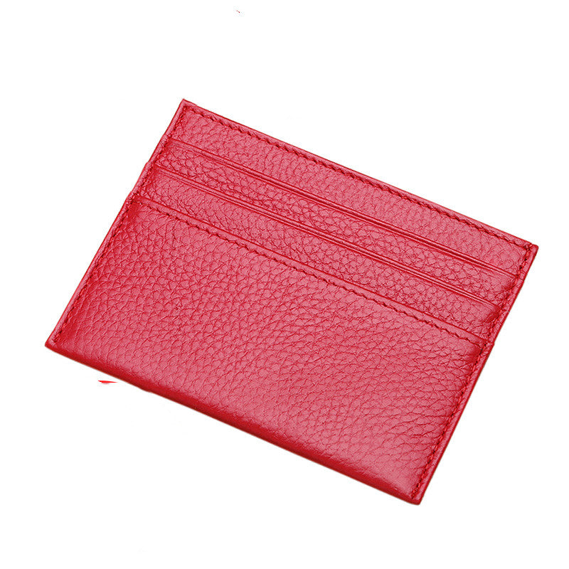 Men's mini portable ultra-thin leather