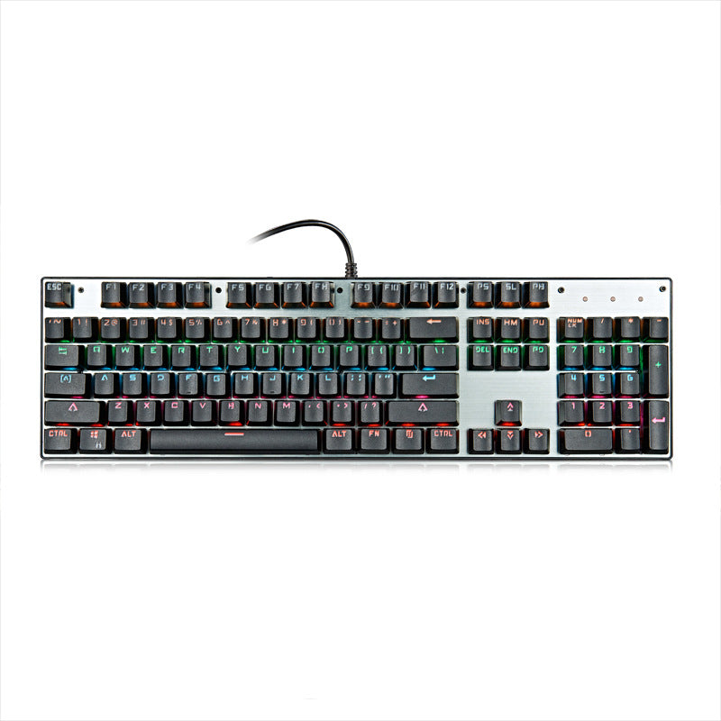 Mechanical Keyboard Green Shaft Desktop Non Punch 87 Key Keyboard