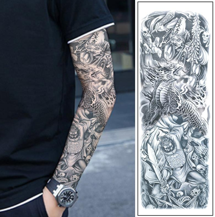 Flower Arm Tattoo Sticker