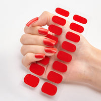 Waterproof and Long Lasting Nail Stickers Letter Color Nail Stickers Full Stickers