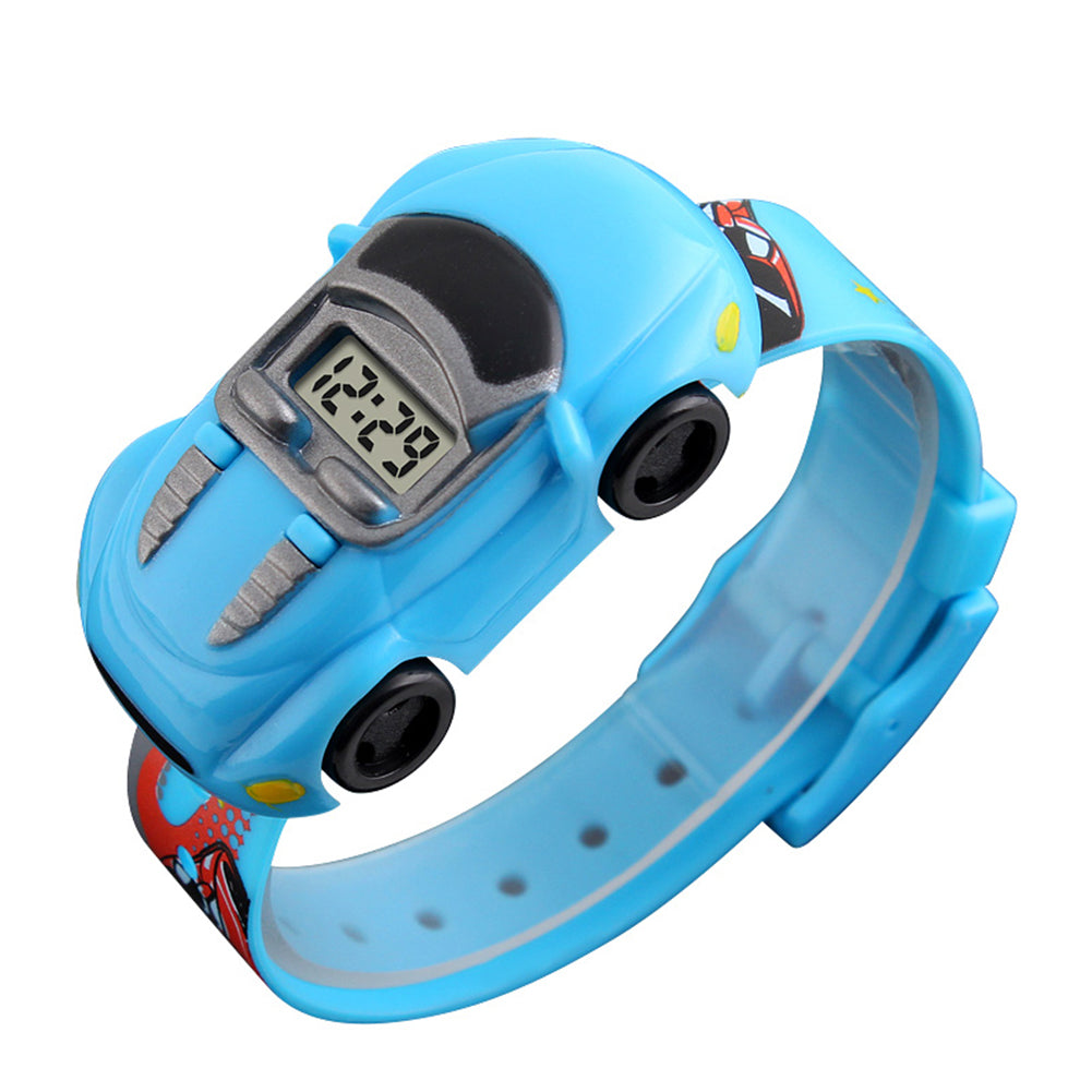 Cute Car Toy Girl Child Electronic Watch