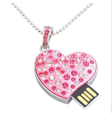 Heart Shaped USB Flash Drive With Drill