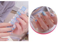 Shell Nail Sticker 3D Bronzing 20 Nail Stickers Double Row Nail Sticker