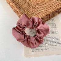 French Girl Silky Satin Large Intestine Ring Ins Korea Tie Hair Rubber Band Hair Rope Hair Ring Ponytail Head Rope Hair Accessories