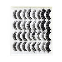 16 Pairs Of mixed False Eyelashes 3D Chemical Fiber Eyelashes Stage Costumes Are Natural And Comfortable