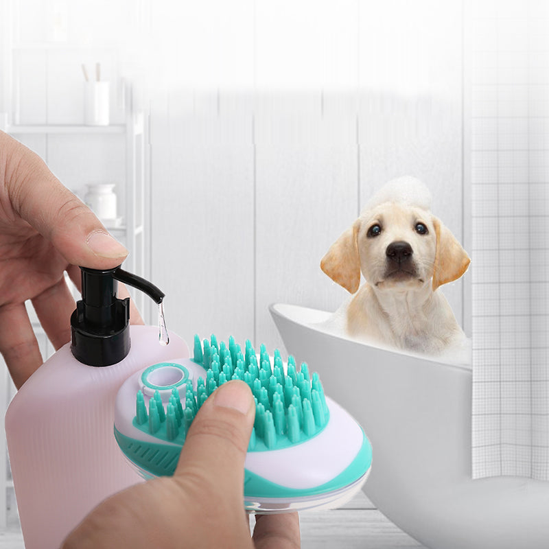 Pet Bath Brush Massage Brush Hair Removal Artifact Pet Supplies Beauty