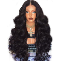 Wig Black Big Wave Ladies Wig Fashion African Curly Hair Customizable Front Lace Wig