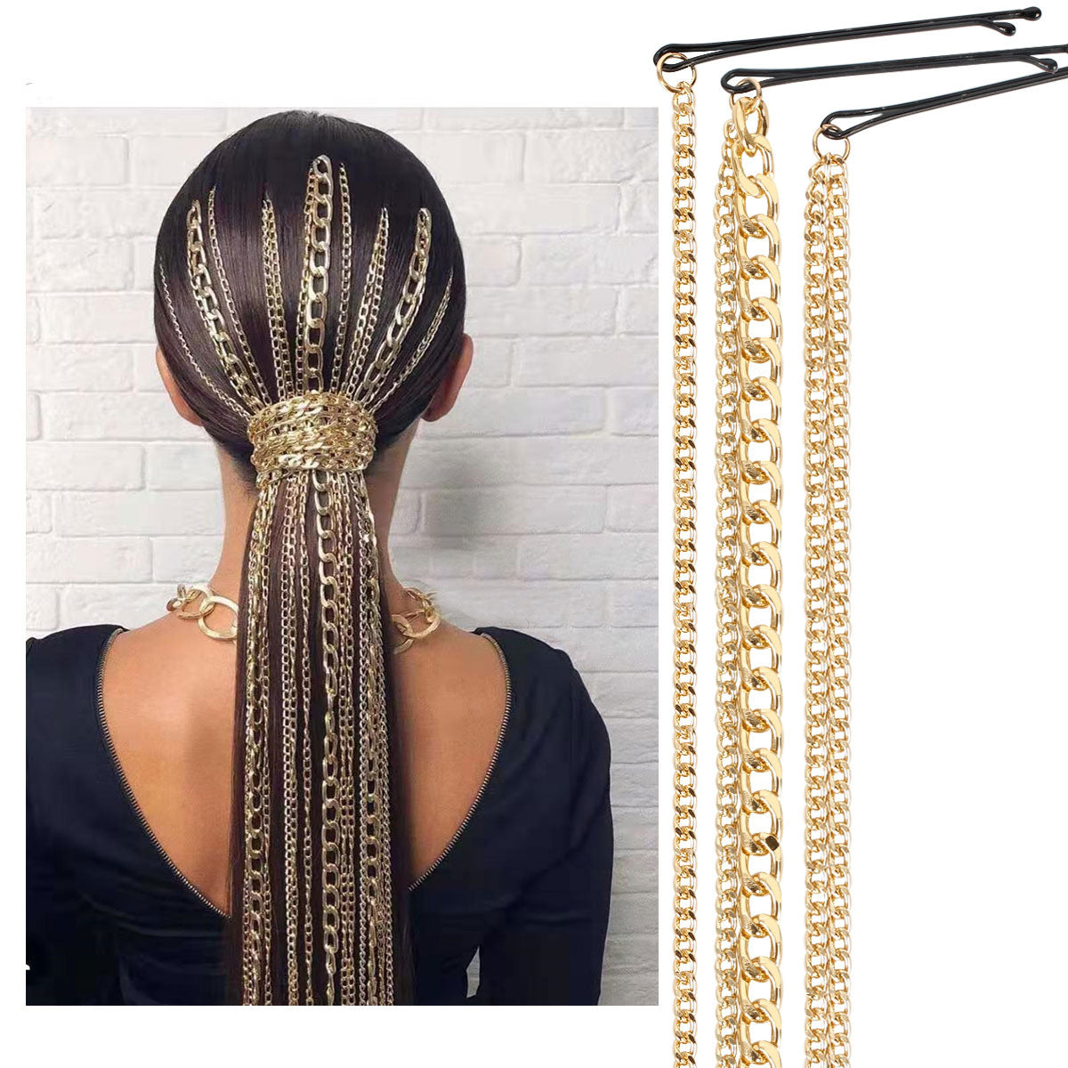 Women's Hair Chain Wave Fashion Headdress Hair Accessories Women