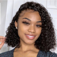 Synthetic Lace Front Wig Africa Small Curly Wig Women's Medium And Long Curly Hair Braided Wigs