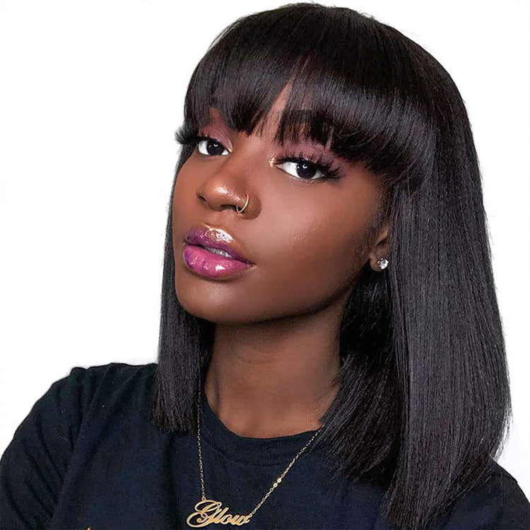 Unice Hair Full Machine Human Hair Wigs For Black Women
