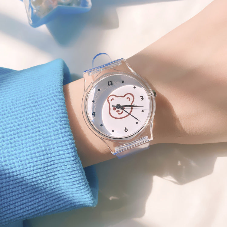 Simple Japanese analog watch for children