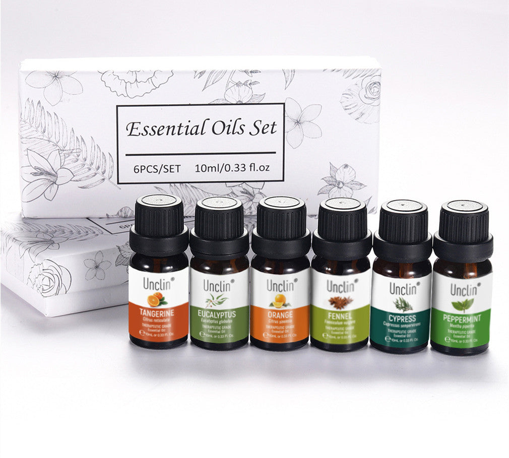 10ML Six-Piece Box Aromatherapy Essential Oil