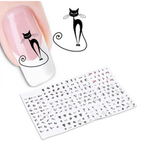 1 Sheet Cat Nail Art Sticker