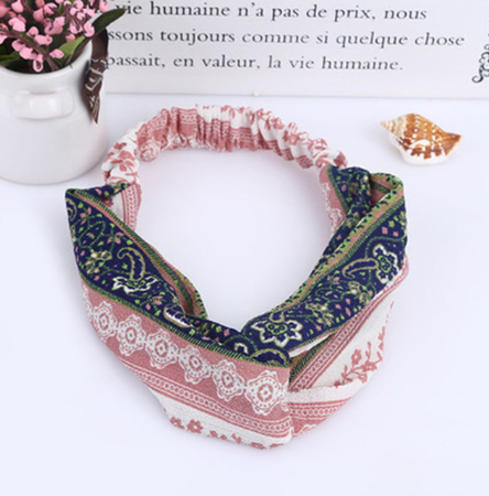 Printed headband elastic hairband
