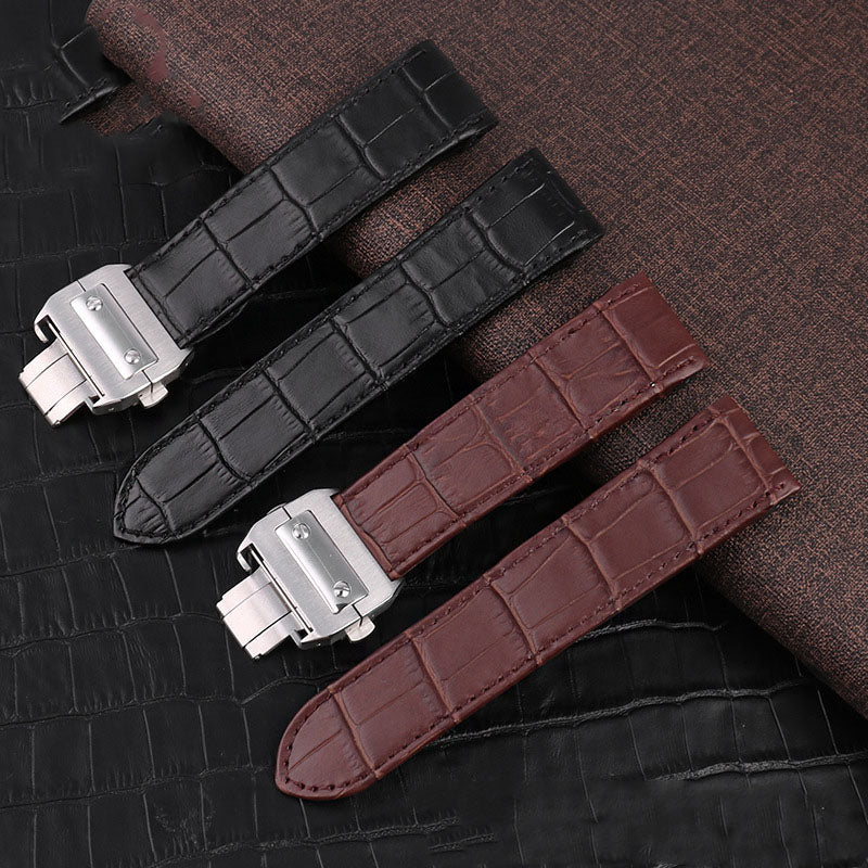 Cowhide Strap Bow Buckle For Men And Women