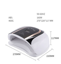 160W touch screen nail lamp