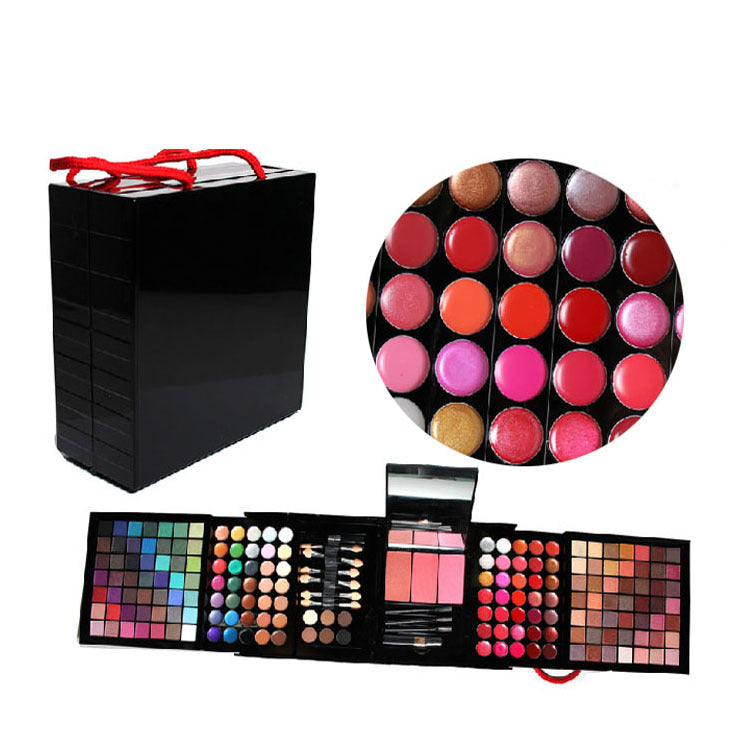 A Foreign Trade On Behalf Of Explosion Deluxe 177 Color Eye Shadow  Bronzing Plate Combination Makeup Set White Optional