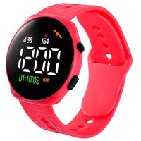 LED Outdoor Sports Waterproof Round Children's Electronic Watch