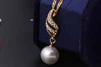 Pearl Stud Necklace Set