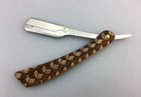 Rosewood razor, double-sided knife holder, razor