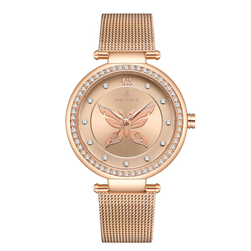 Simple Fashion Watch With Net