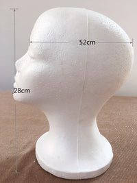 Canvas head mold for finishing wig shape