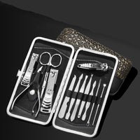 Stainless steel bright nail clippers set