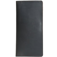 Men's long retro slim leather wallet