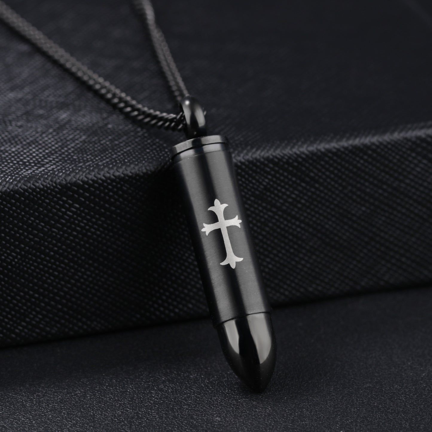 Cross Necklace Cool Trendy Handsome Necklace Stainless Steel Men's Pendant Necklace