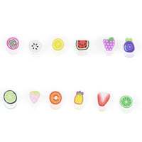 Soft clay fruit slice 1000 pieces mixed Nail jewelry patch DIY