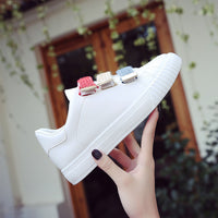 In the autumn of 2021 new all-match Velcro white shoes sports shoes casual shoes tide Korean students 661