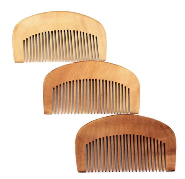 Peach wood comb advertising small wooden comb hair comb massage comb health comb