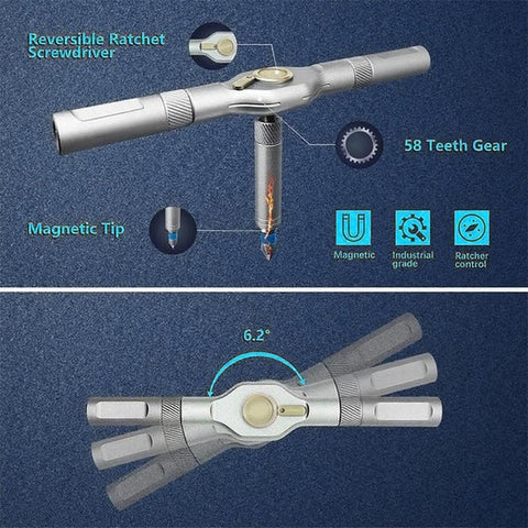 42 Pieces Of Magnetic Screwdrivers