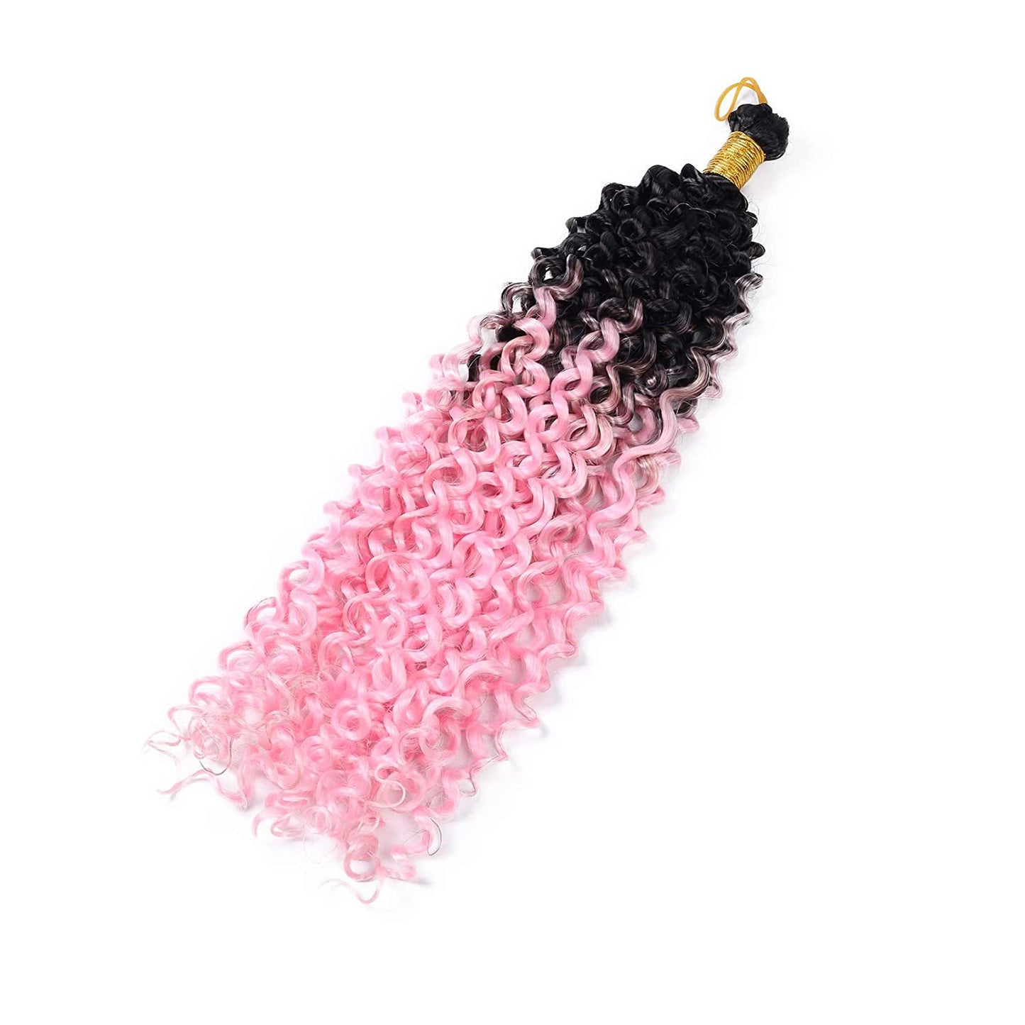 Chemical Fiber Crochet Hair 14-inch Water Ripple Gradient