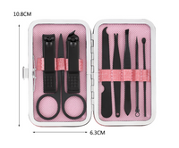 Manicure tool nail clipper 8 piece set