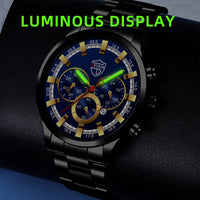 Men's Fashion Business Calendar Luminous Quartz Watch