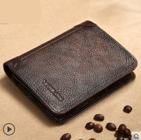 Cross Border New Leather Men's Wallet