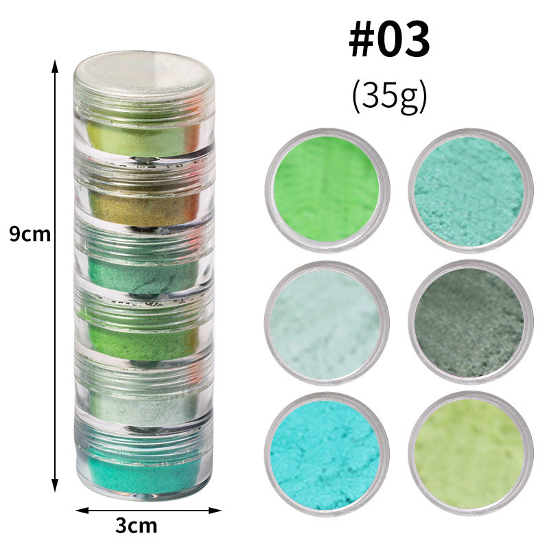 6 Colors Optional Pearl Powder Dyed Powder