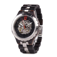 Wooden Automatic Mechanical Watches Men Luxury