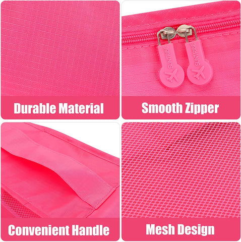 GUMTAPE Travel Organiser Packing Bags,6 PCS Travel Packing Cubes Set for Clothes Travel Luggage Organizers Storage Bags