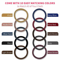 100X Cotton Hair Ring Thick Hair Ties Hair No Hurt Ponytail Holders US Delivery