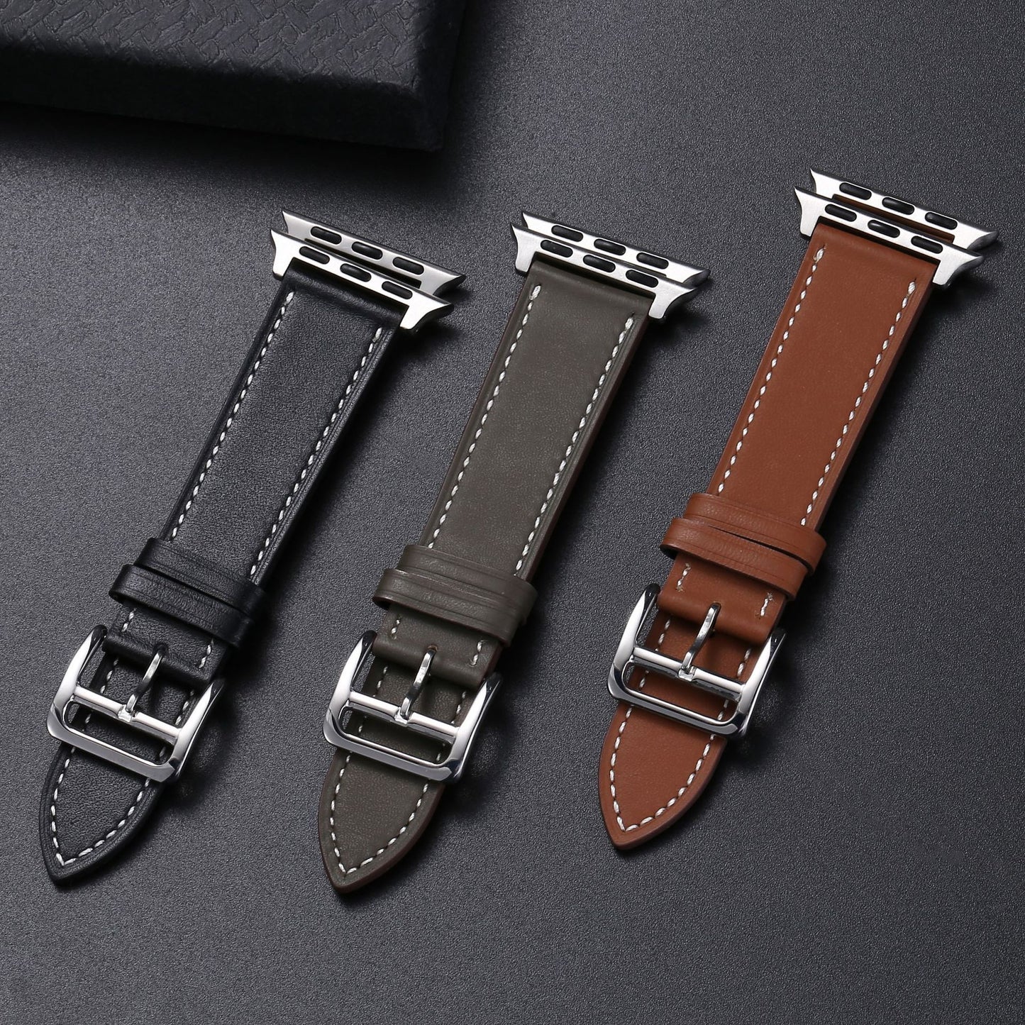Casual Style With Cow Leather Needle Pattern For Watches