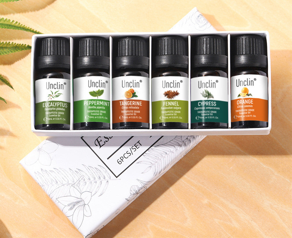 10ML Six-Piece Box Aromatherapy Essential Oil