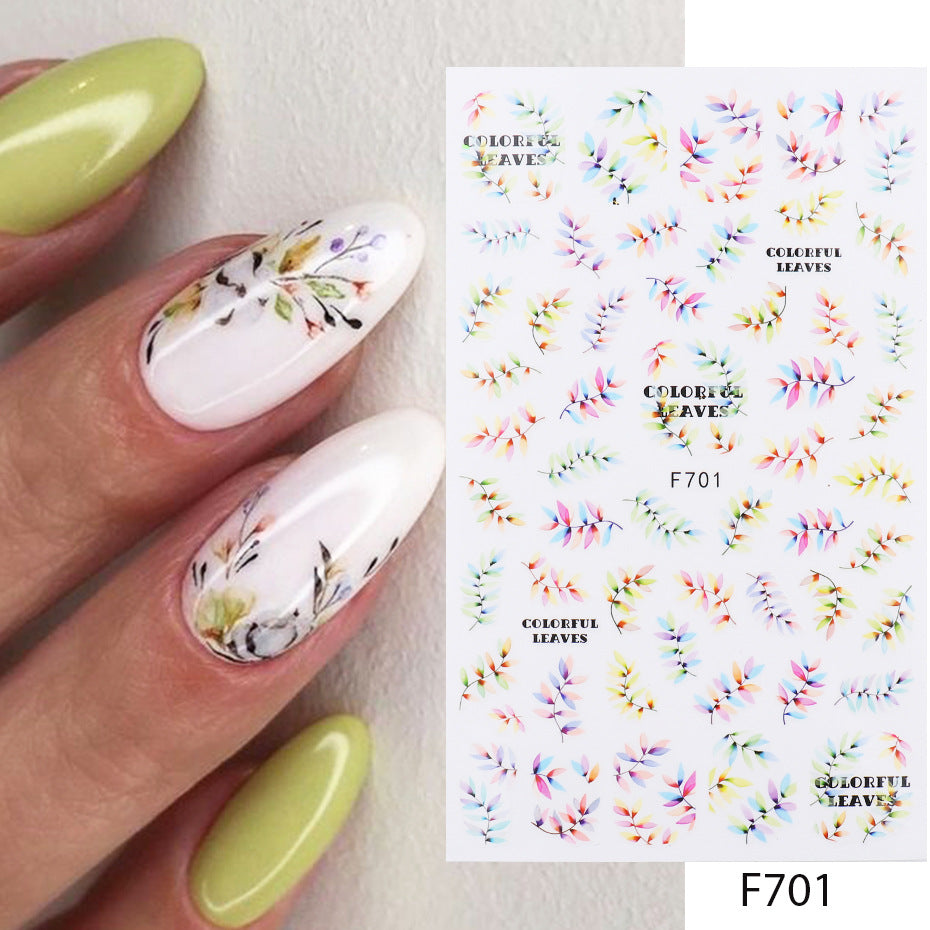 Nail Stickers Floral Series Nails